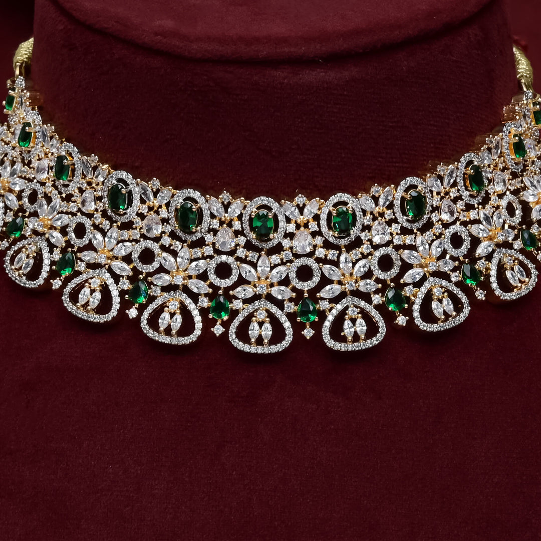 CZ Emerald Choker