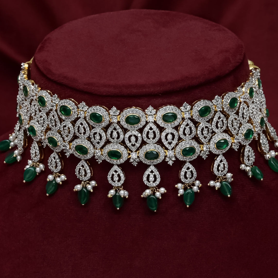 CZ Emerald Choker