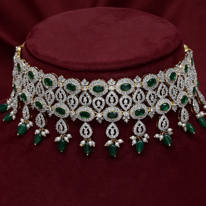 CZ Emerald Choker