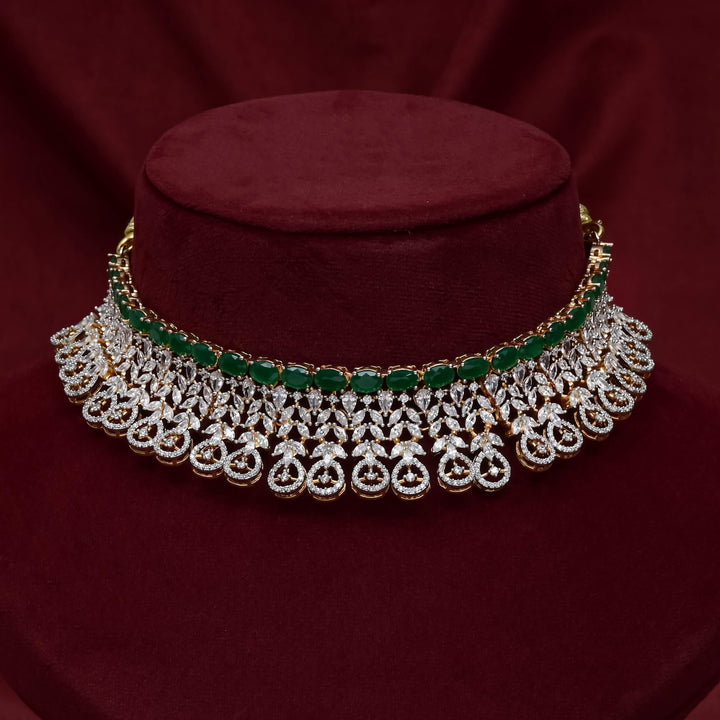 CZ Emerald Choker