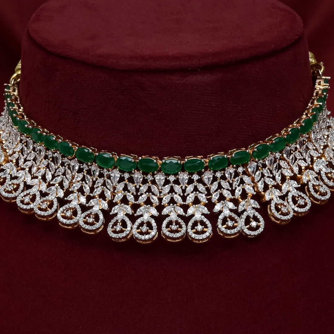CZ Emerald Choker