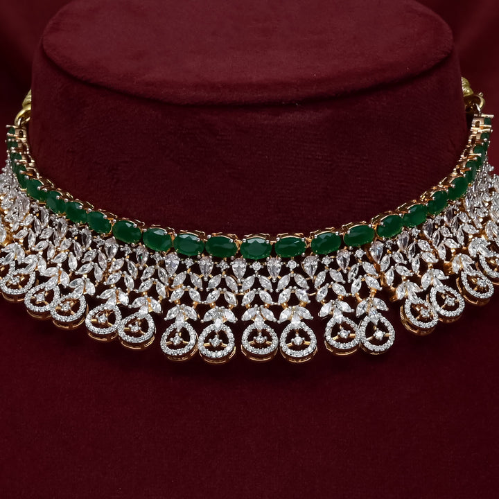 CZ Emerald Choker