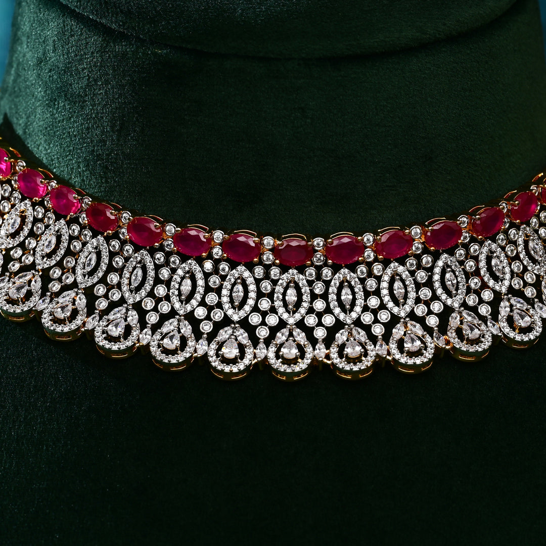 CZ Ruby Choker