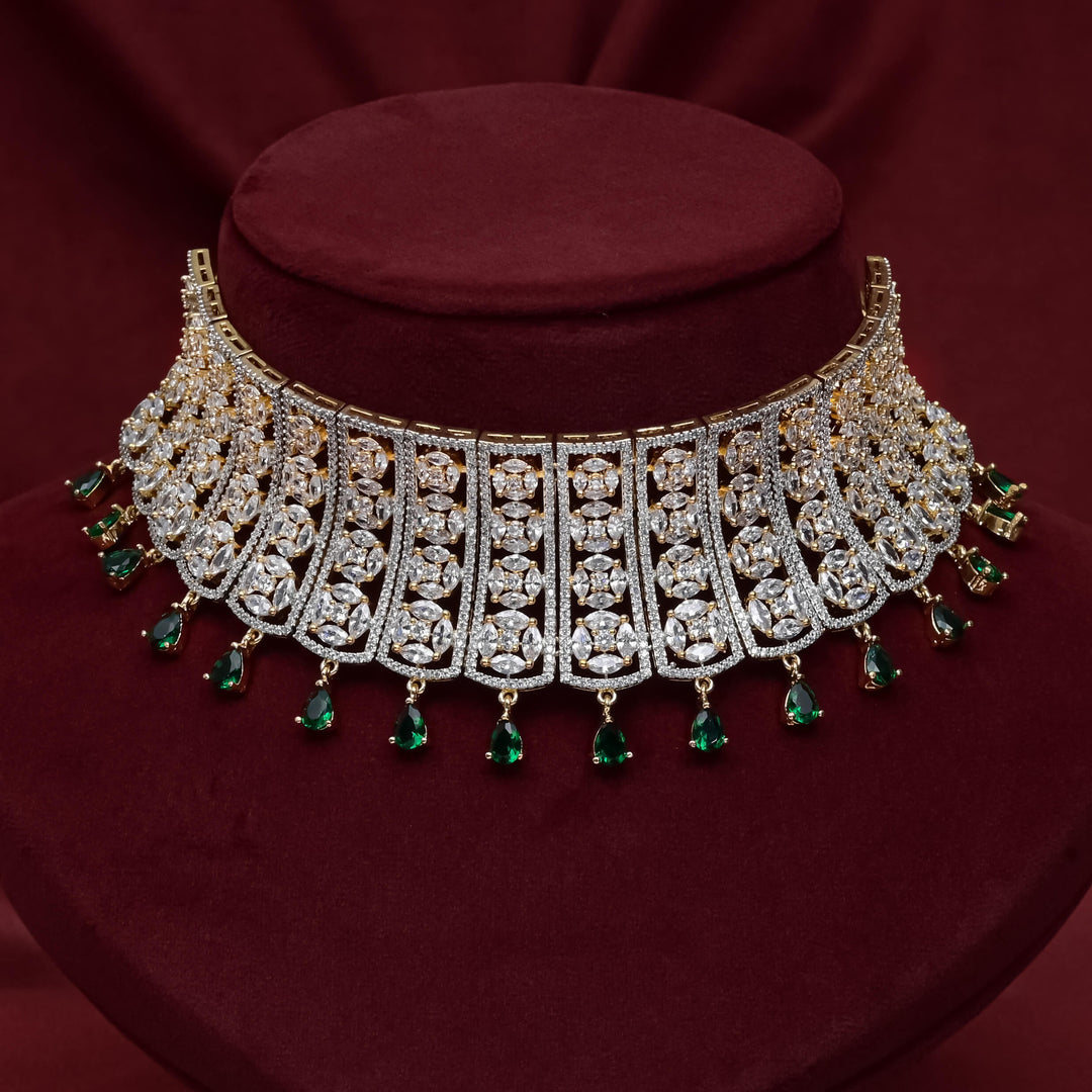 CZ Emerald Choker