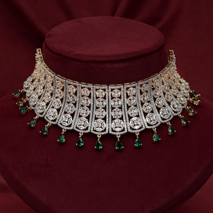 CZ Emerald Choker