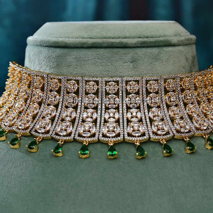 CZ Emerald Choker