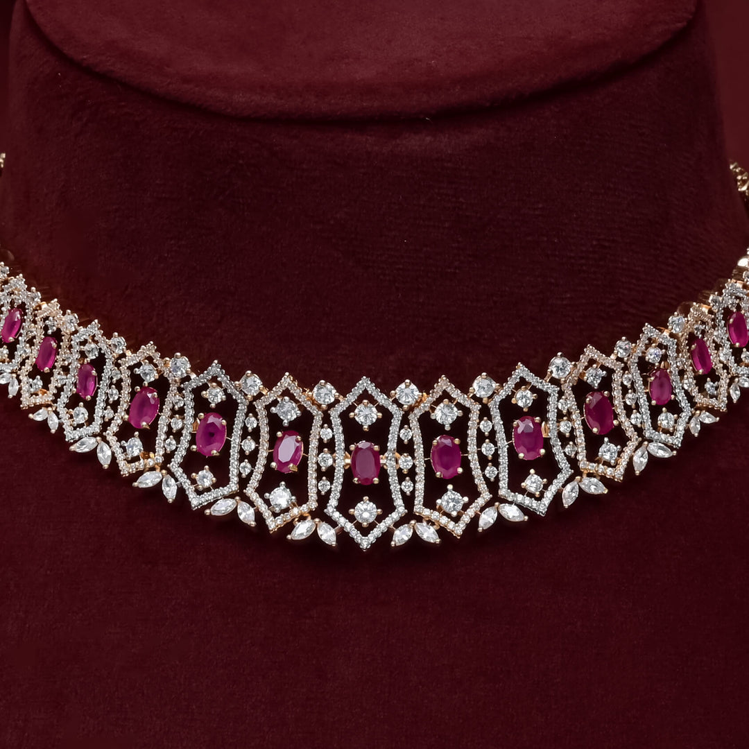 CZ Ruby Choker