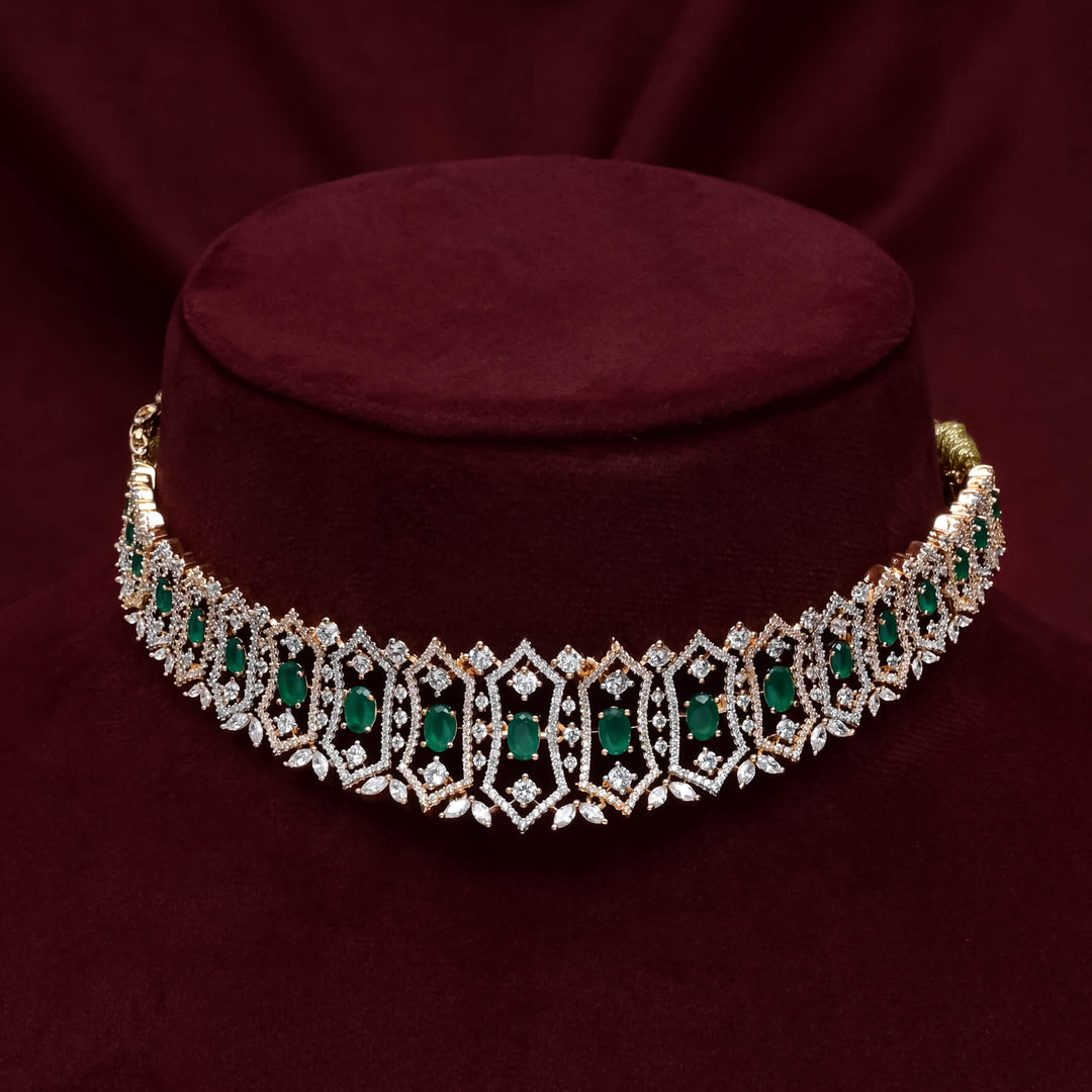CZ Emerald Choker