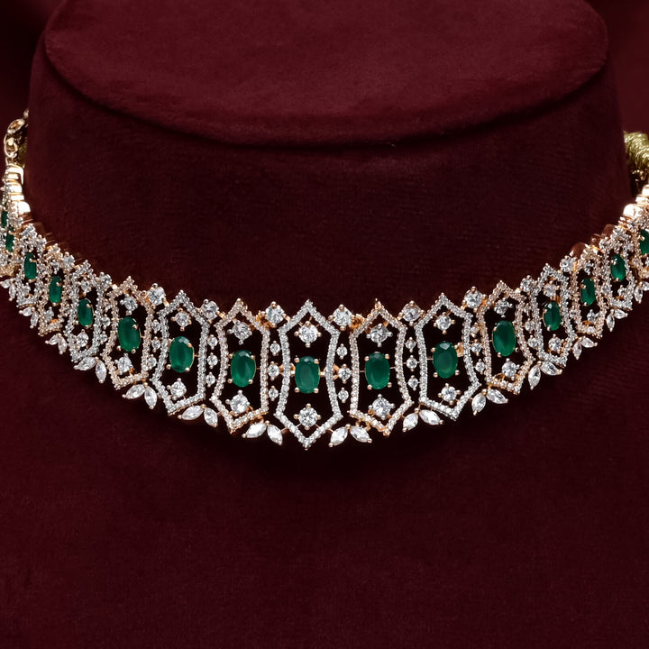 CZ Emerald Choker