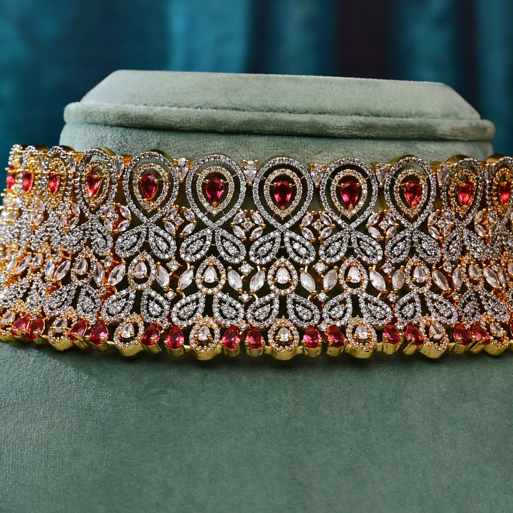 CZ Ruby Choker