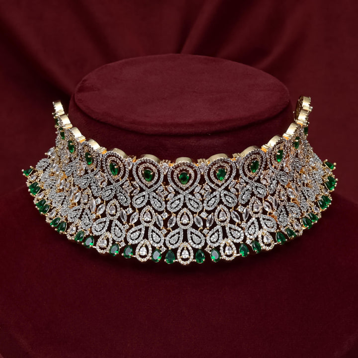 CZ Emerald Choker