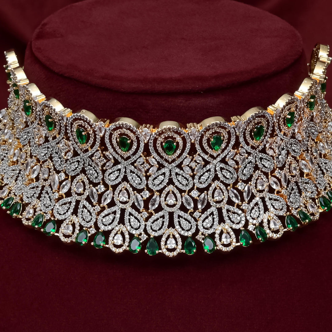 CZ Emerald Choker