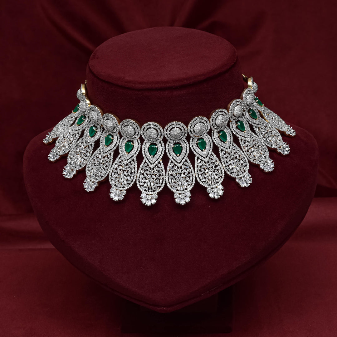 CZ Emerald Choker