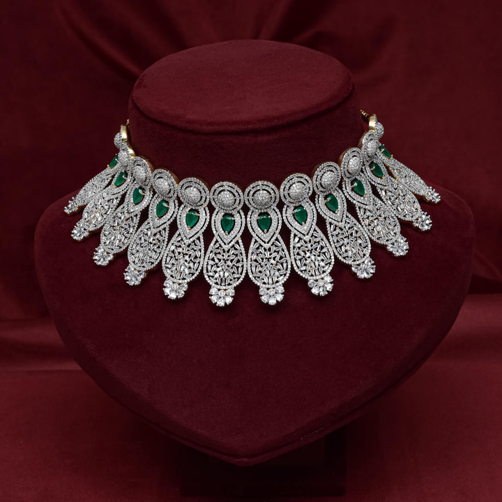 CZ Emerald Choker