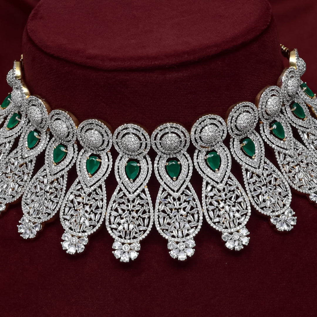 CZ Emerald Choker