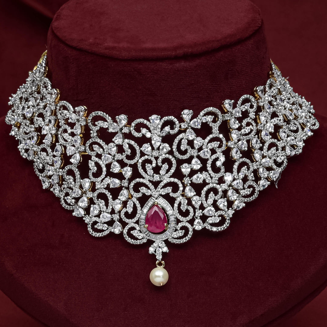 CZ Ruby Choker
