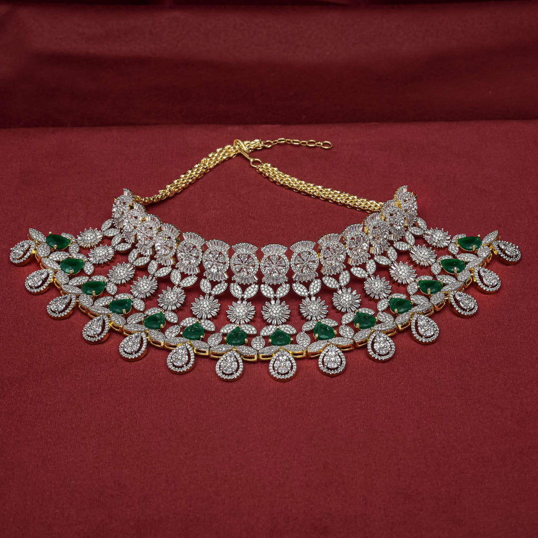 CZ Emerald Choker