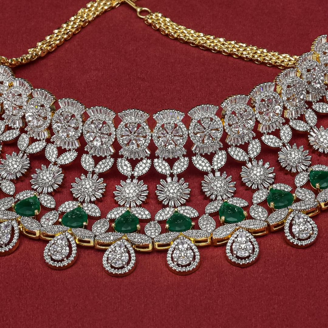 CZ Emerald Choker