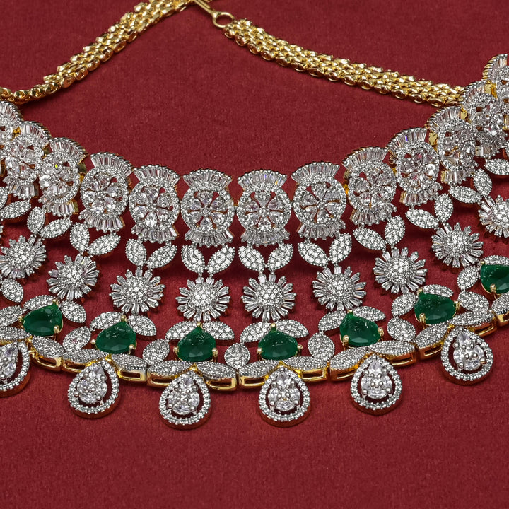 CZ Emerald Choker