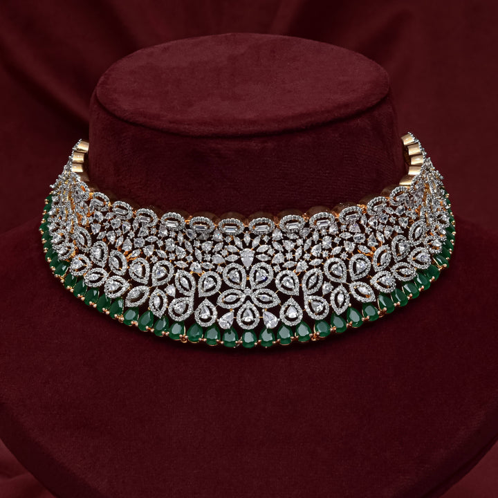 CZ Emerald Choker