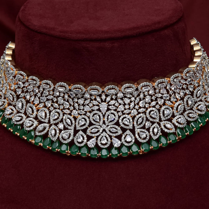 CZ Emerald Choker
