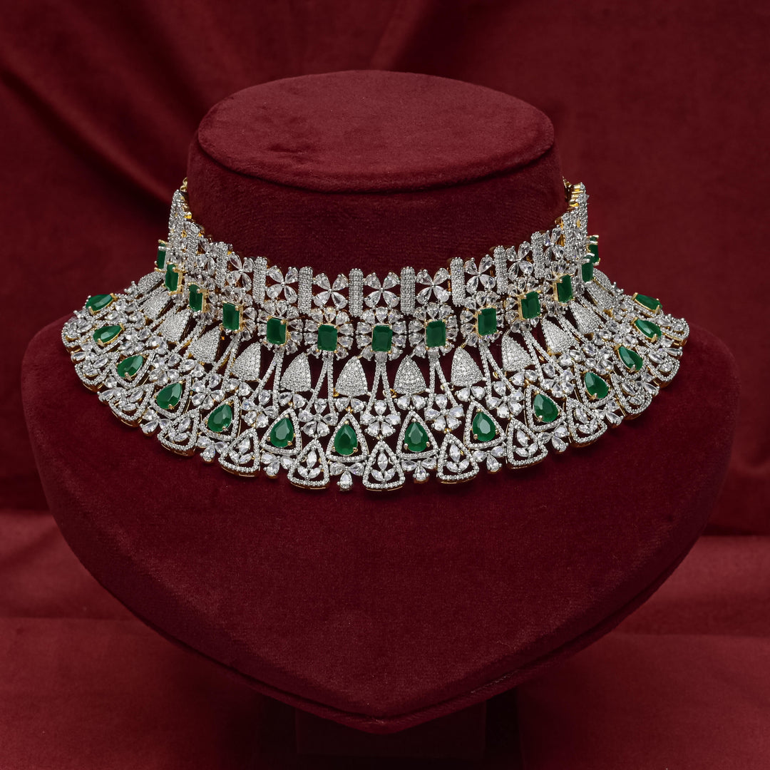 CZ Emerald Choker