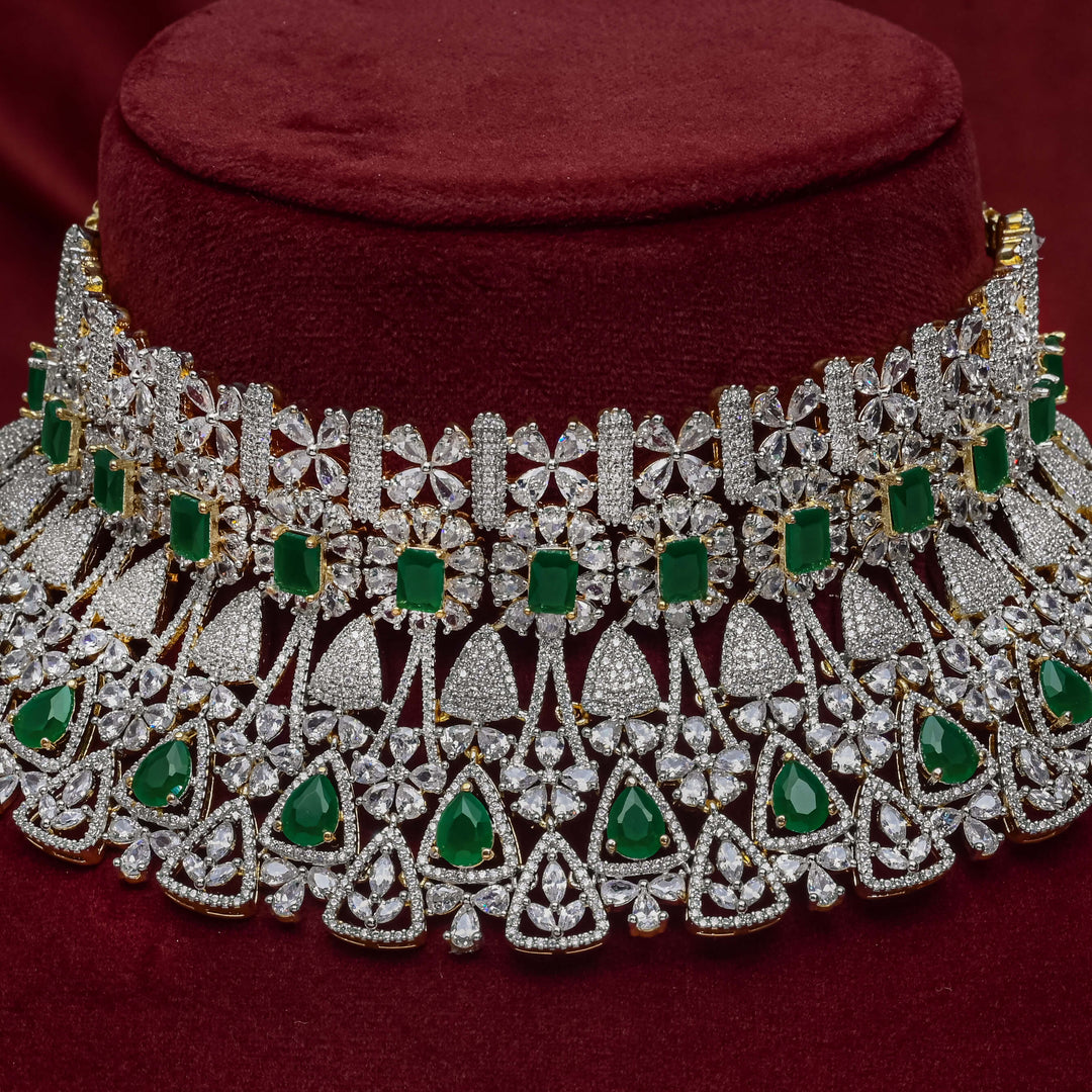 CZ Emerald Choker