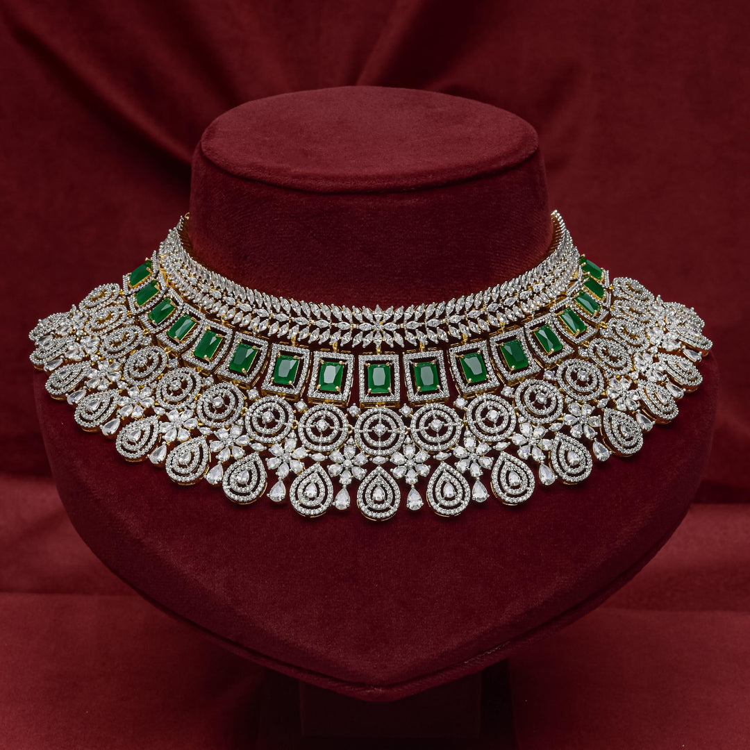 CZ Emerald Choker