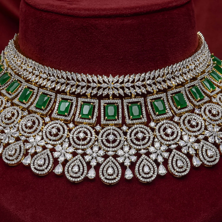 CZ Emerald Choker