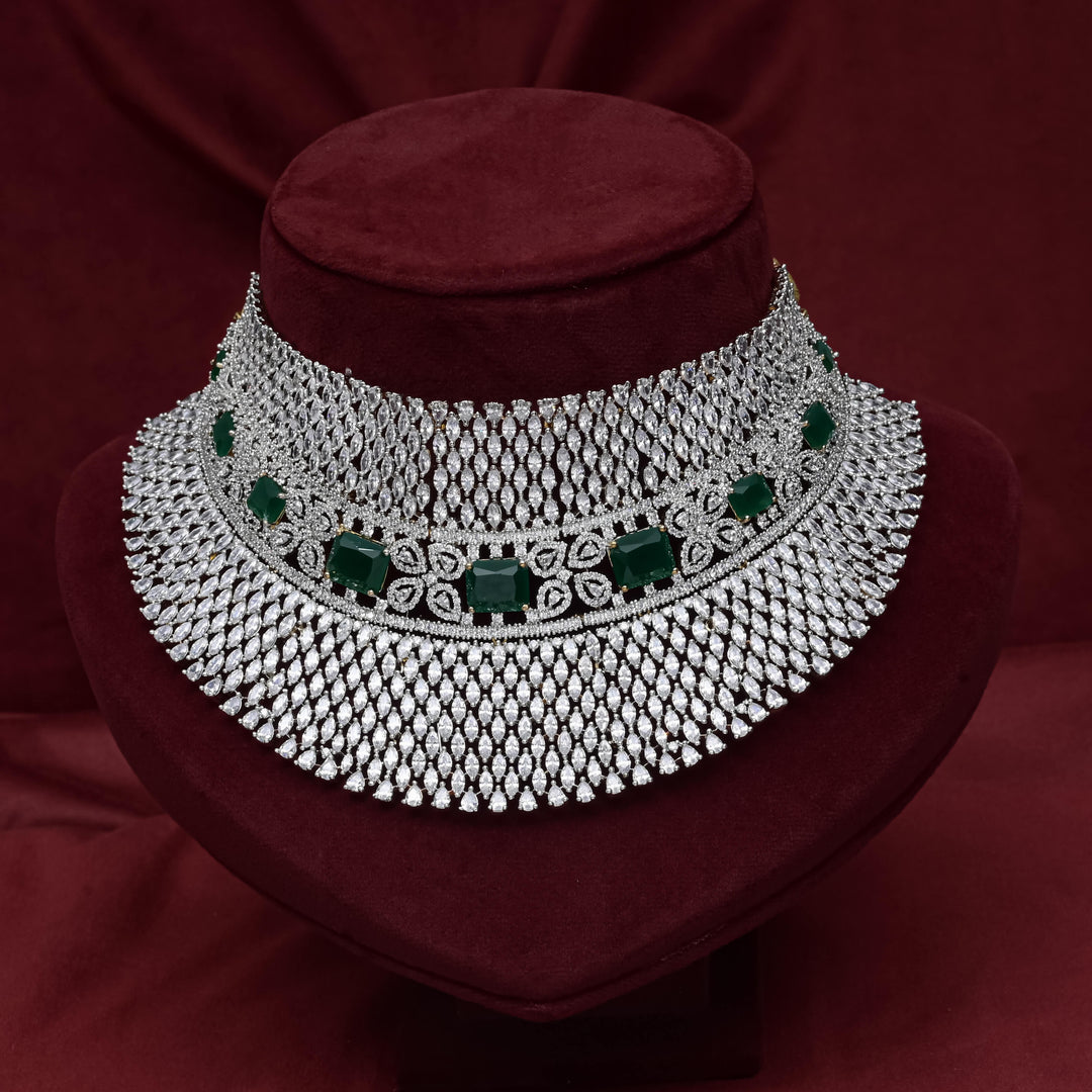 CZ Emerald Choker