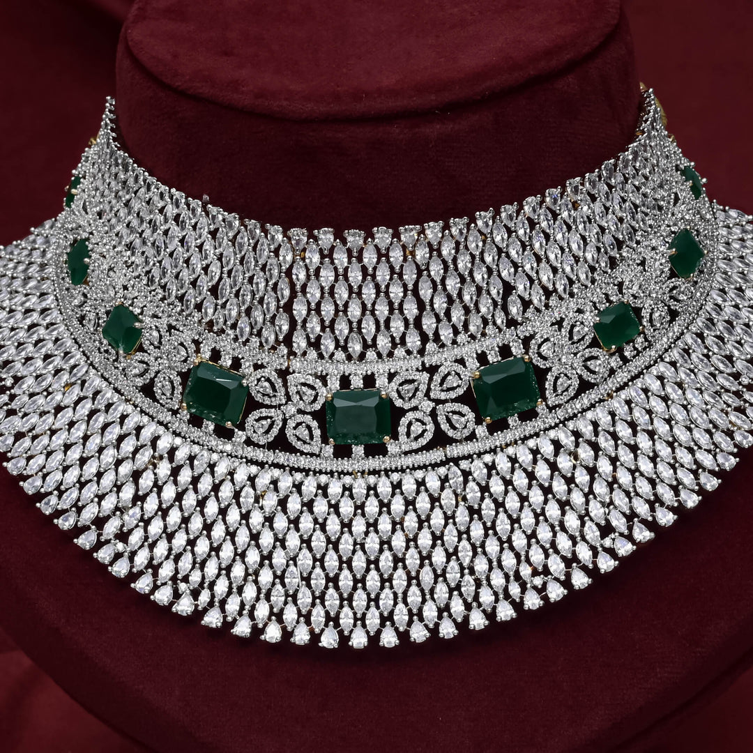 CZ Emerald Choker