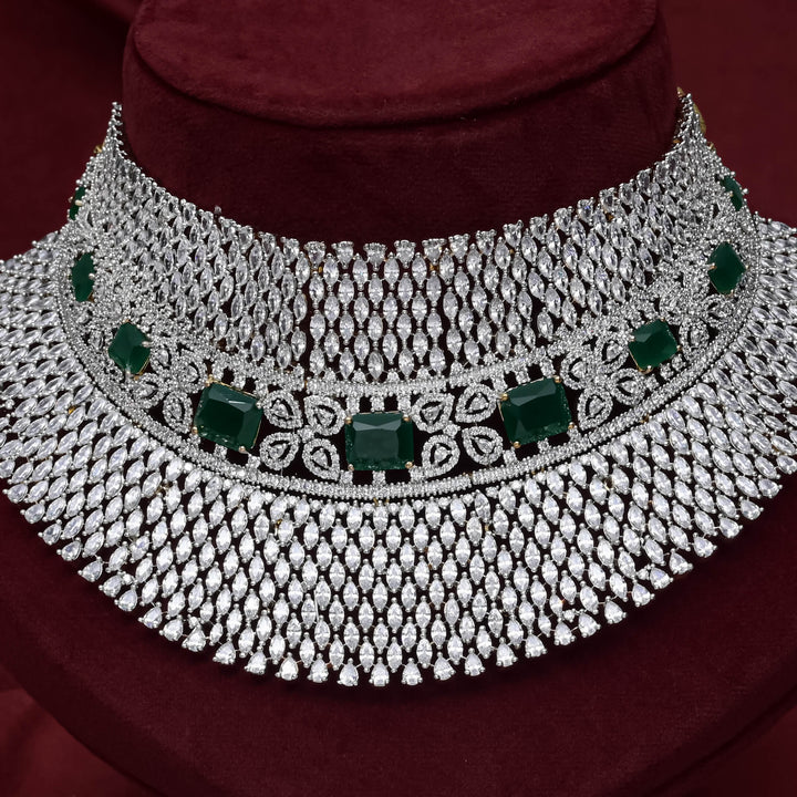 CZ Emerald Choker