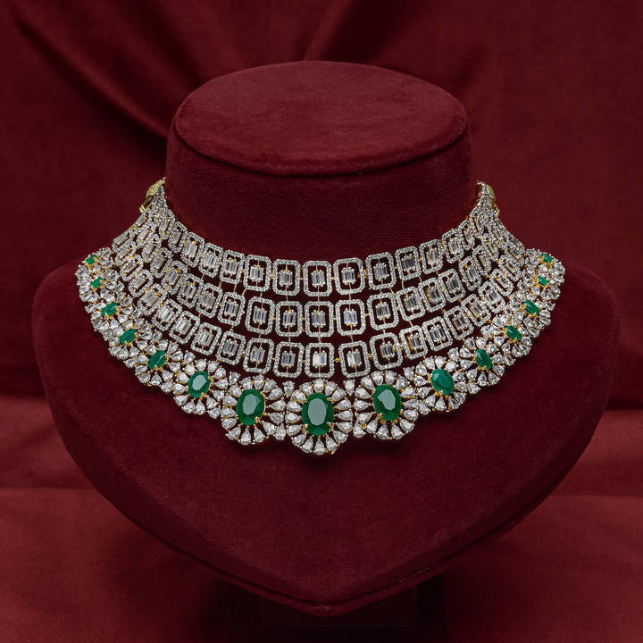 CZ Emerald Choker