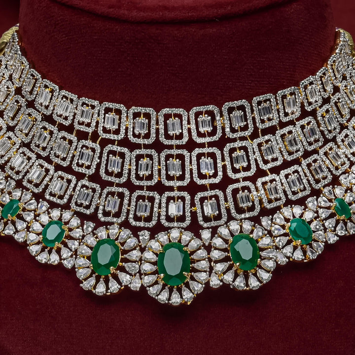 CZ Emerald Choker