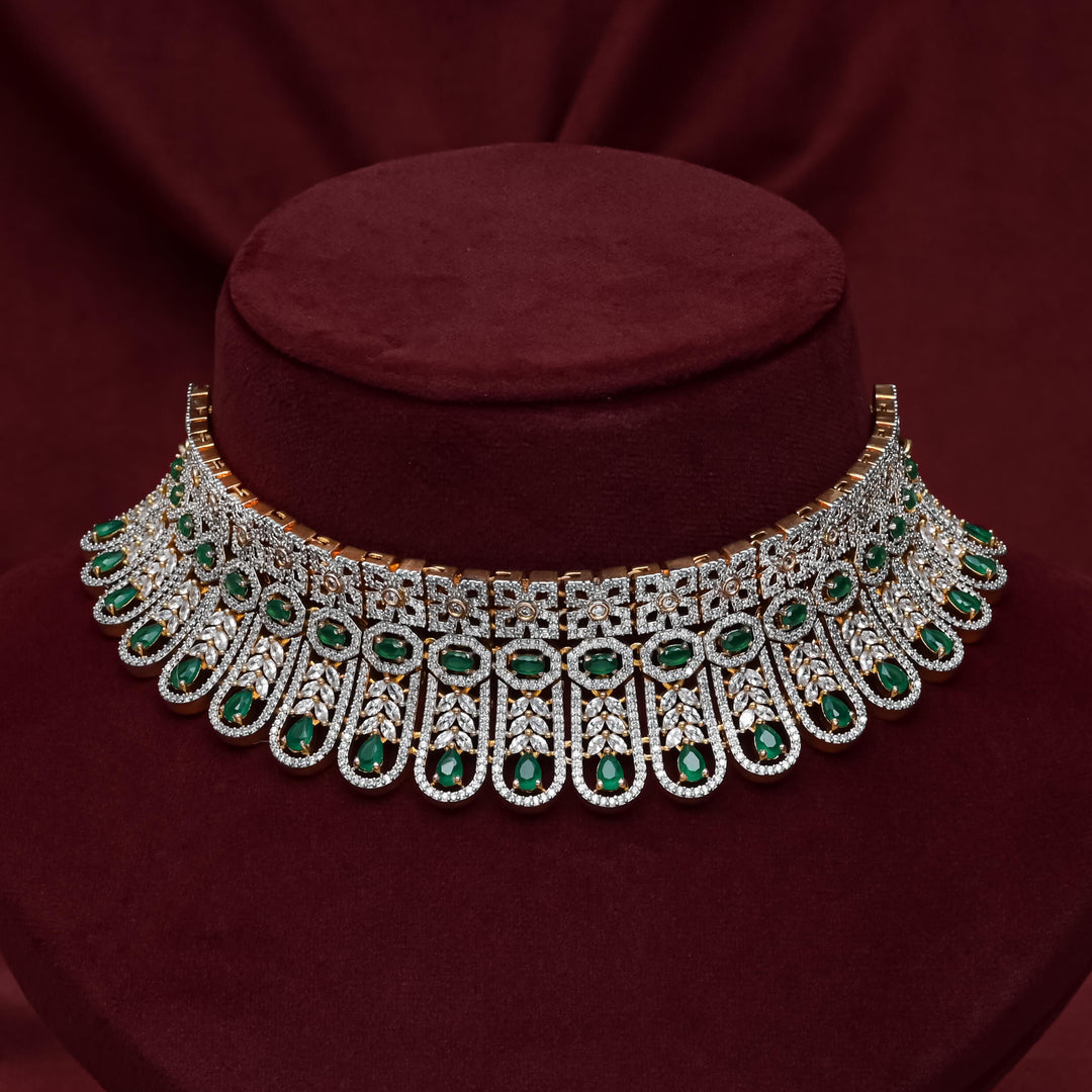 CZ Emerald Choker