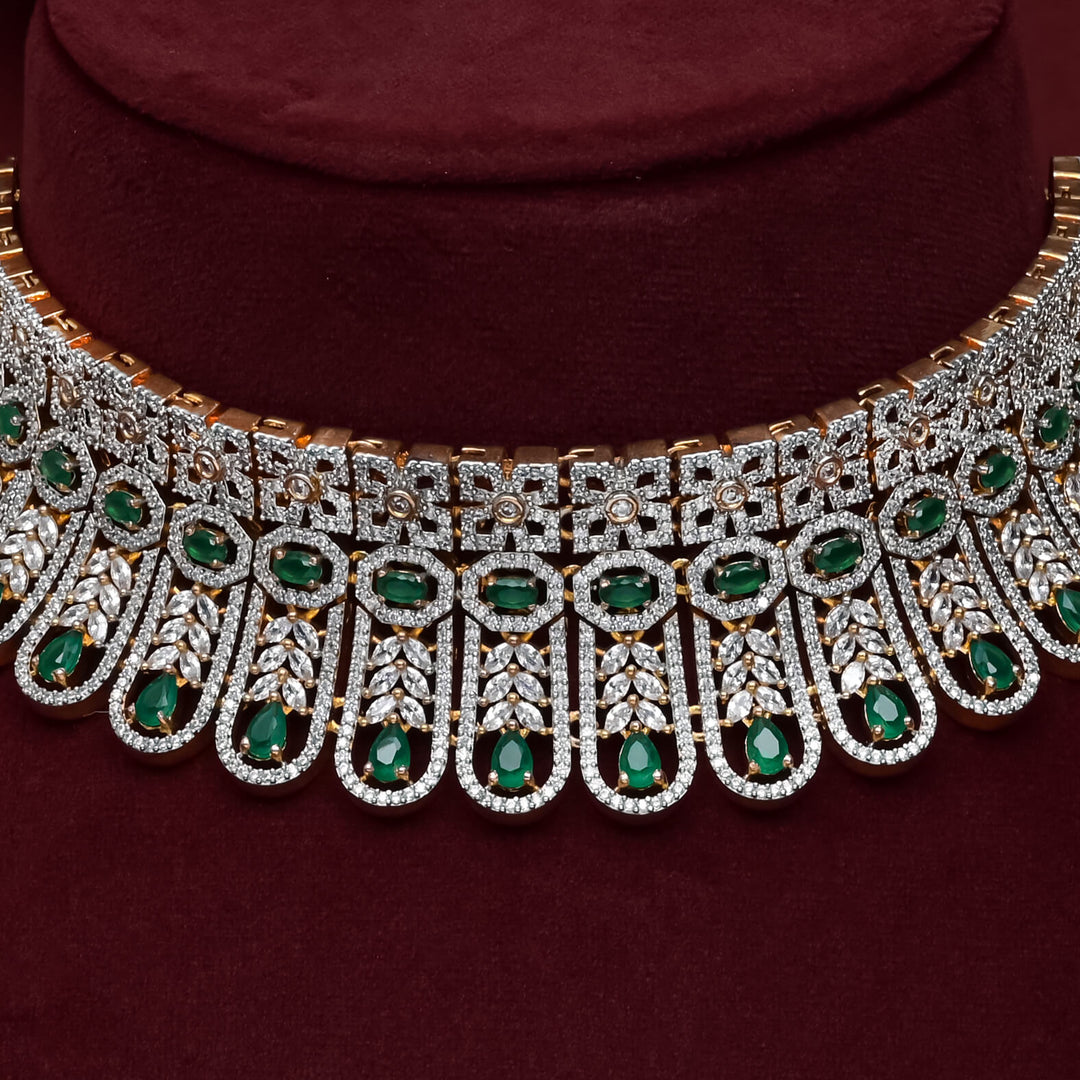 CZ Emerald Choker
