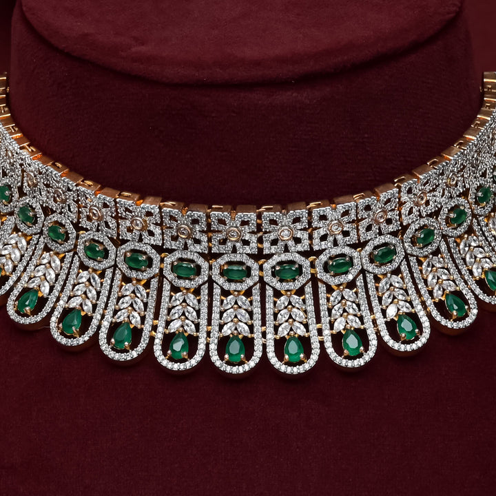 CZ Emerald Choker