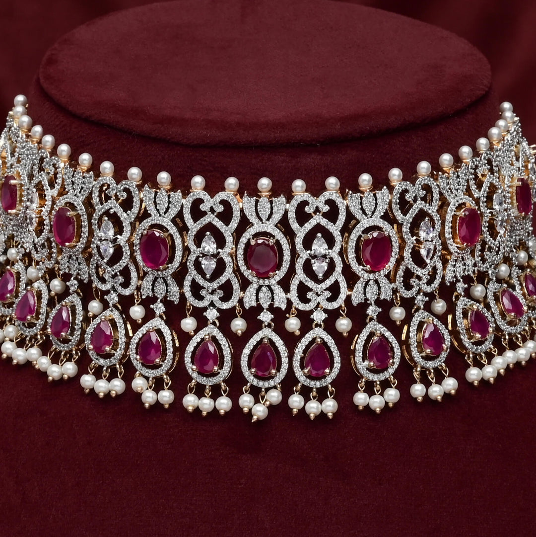 CZ Ruby Choker
