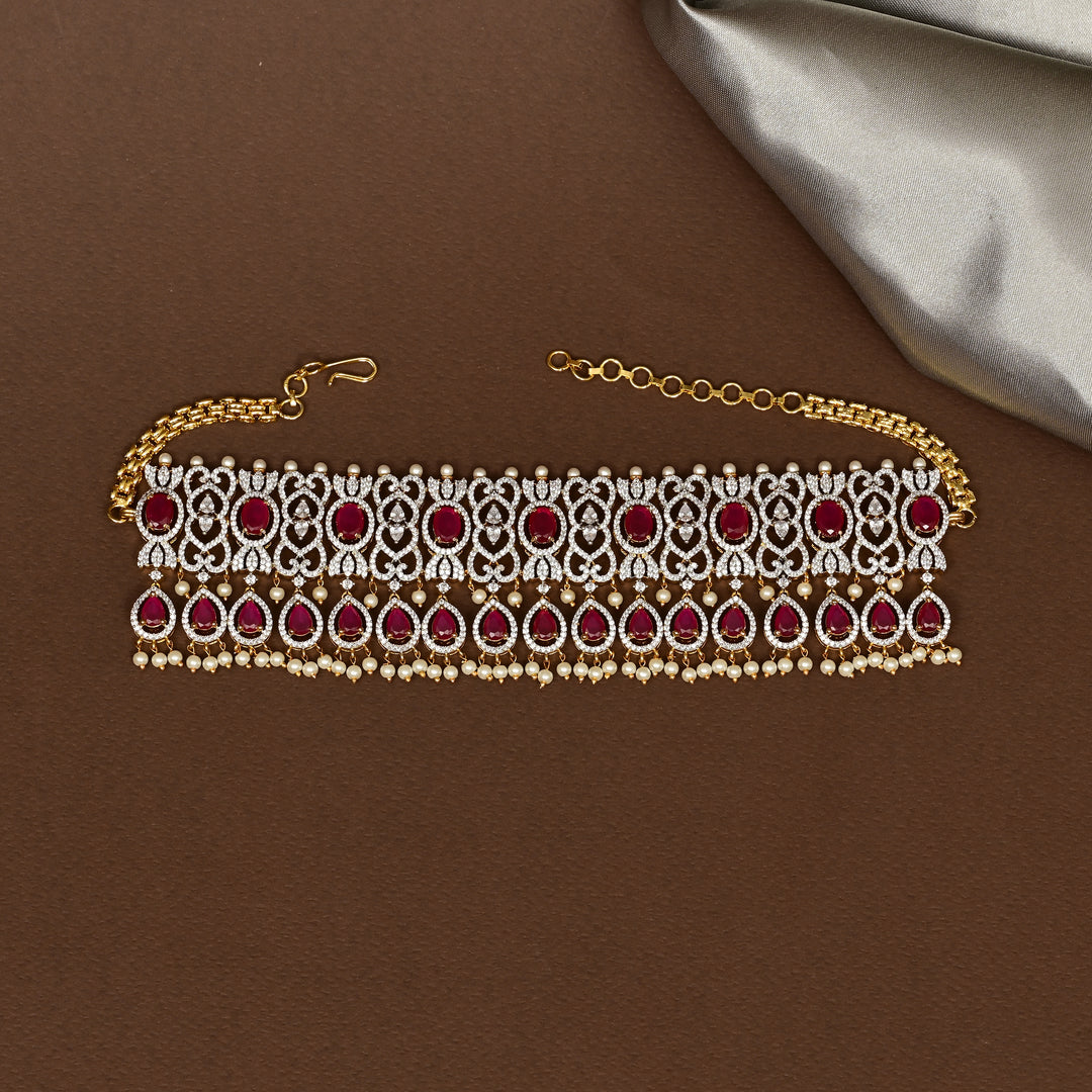CZ Ruby Choker