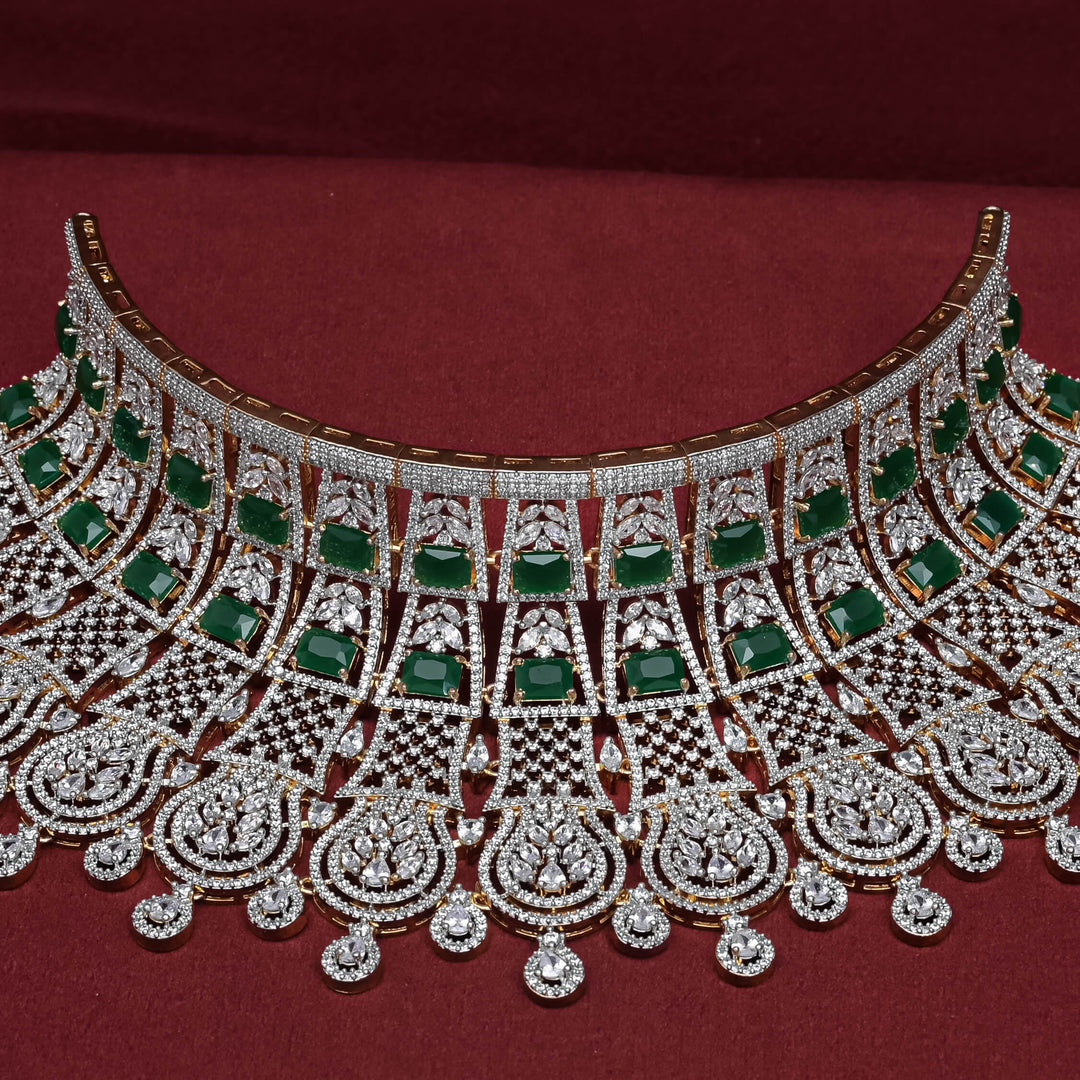 CZ Emerald Choker