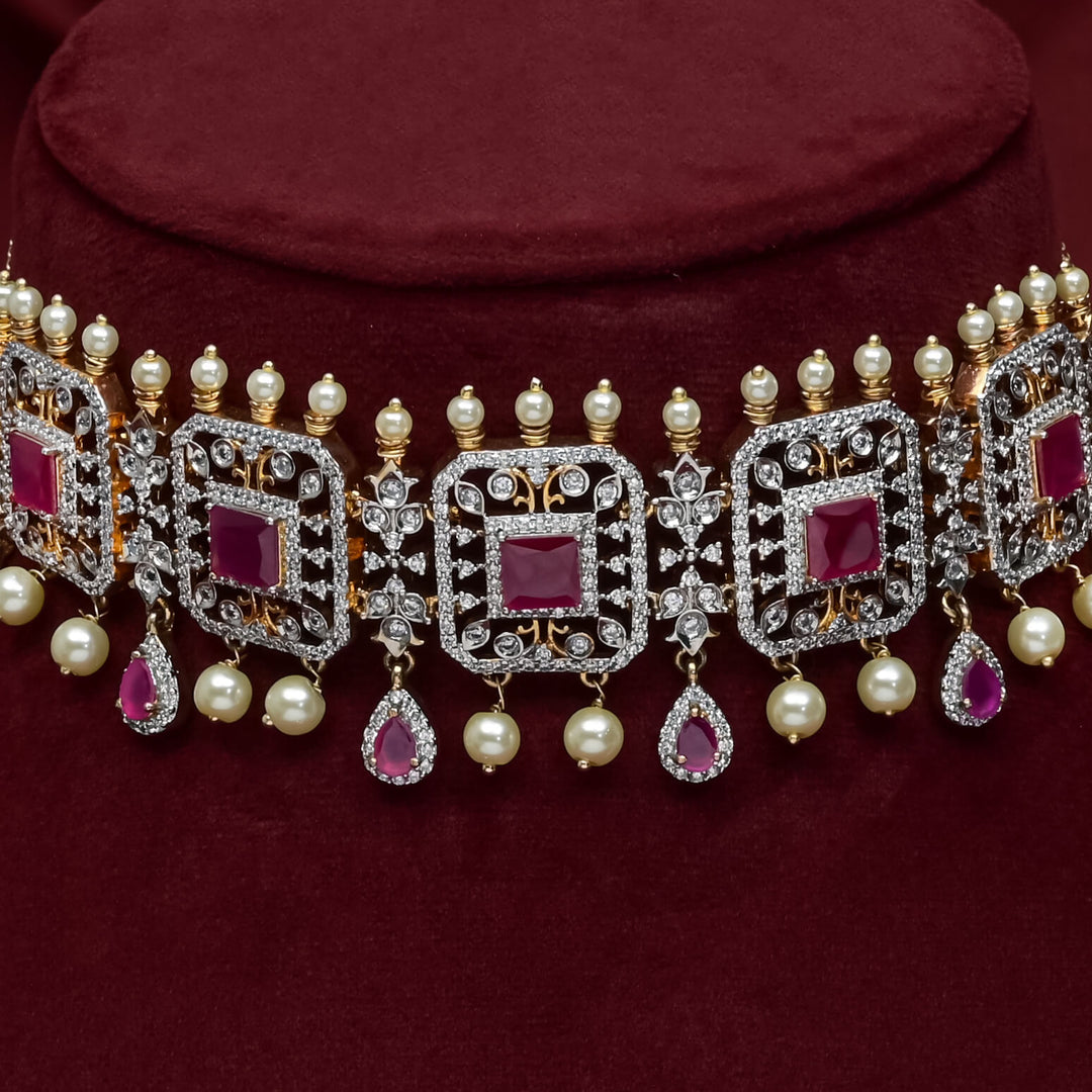 CZ Ruby Choker