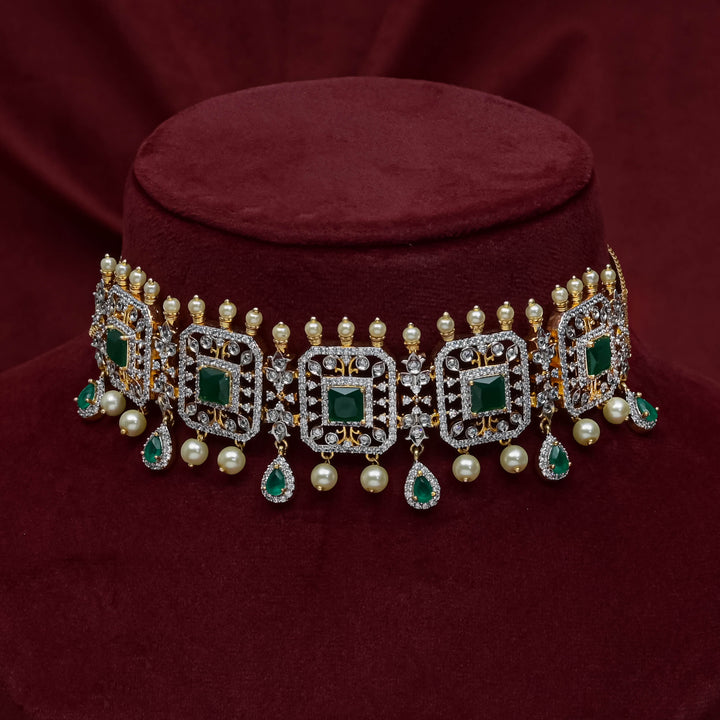 CZ Emerald Choker
