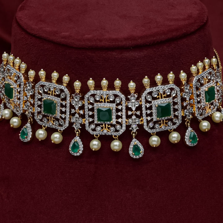 CZ Emerald Choker