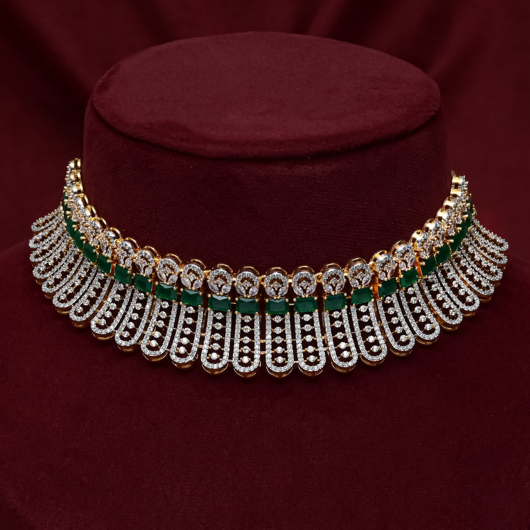 CZ Emerald Cchoker