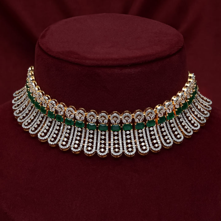 CZ Emerald Cchoker