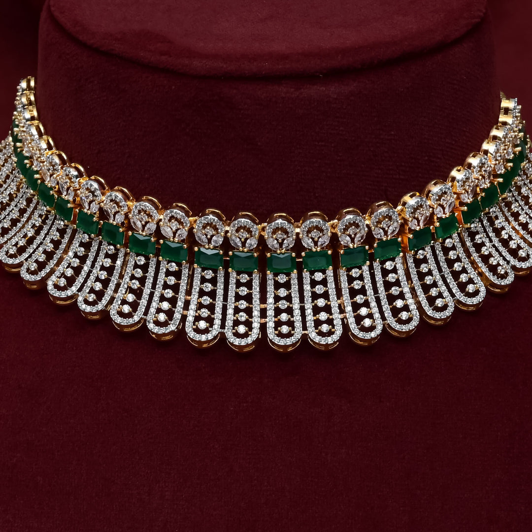 CZ Emerald Cchoker