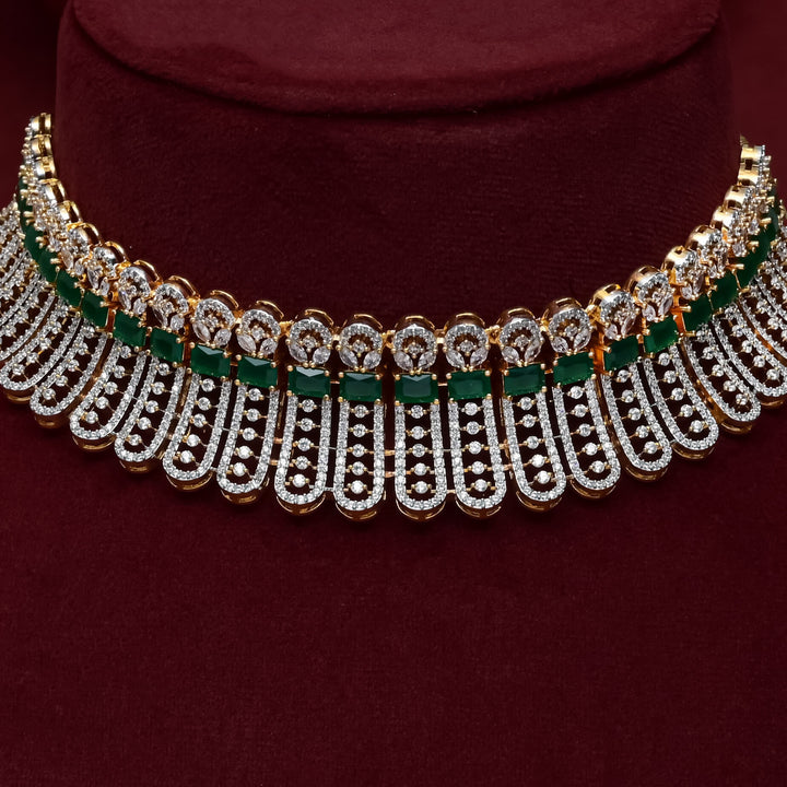 CZ Emerald Cchoker