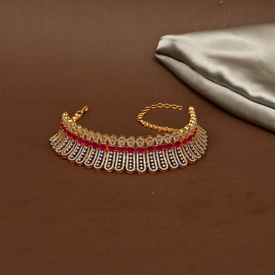 CZ Ruby Choker