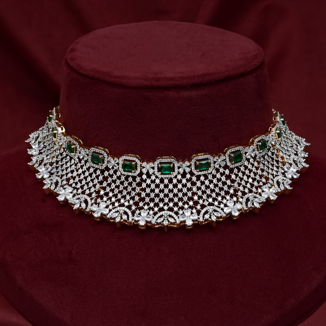 CZ Emerald Choker