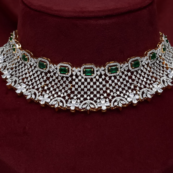 CZ Emerald Choker